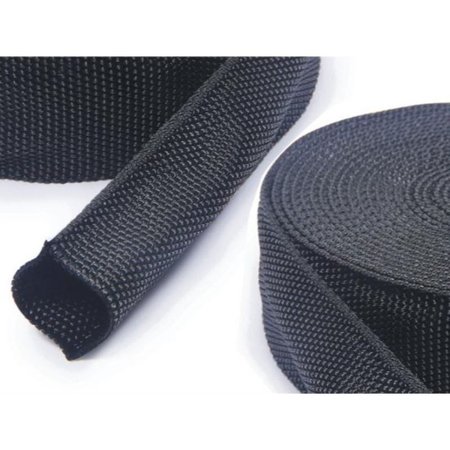 KABLE KONTROL Kable Kontrol® Tuff-Weave Braided Nylon Hose Sleeving - 2.96" Inside Diameter - 165' Length - Black HGNS-078-50